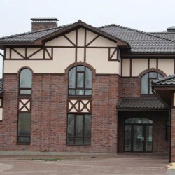 Утепление и отделка короедом. Коттедж в Отрадном.