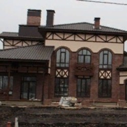 Утепление и отделка короедом. Коттедж в Отрадном.