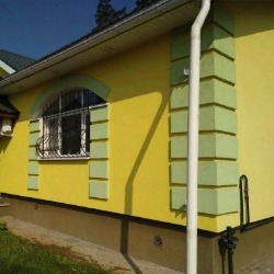 Утепление и отделка короедом. Коттедж в Боровом.